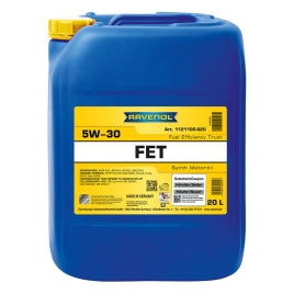 Моторное масло RAVENOL FET Fuel Efficiency Truck SAE 5W-30 (20л)