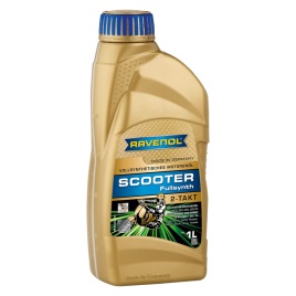 Моторное масло для 2-Такт скутеров RAVENOL Scooter 2-Takt Fullsynth (1л)
