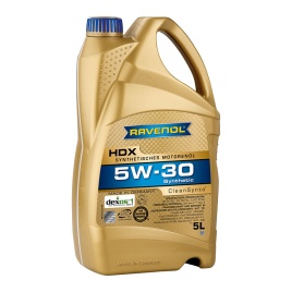 Моторное масло RAVENOL HDX SAE 5W-30 (5л)