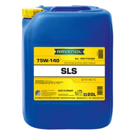 Трансмиссионное масло RAVENOL SLS SAE 75W-140 GL-5 + LS (20л)