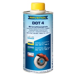 Тормозная жидкость RAVENOL DOT-4 (0,5 л)