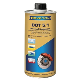 Тормозная жидкость RAVENOL DOT-5.1 (1л)