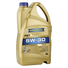 Моторное масло RAVENOL FET Fuel Efficiency Truck SAE 5W-30 (5л)