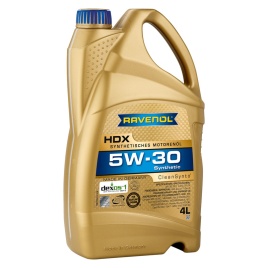Моторное масло RAVENOL HDX SAE 5W-30 (4л)