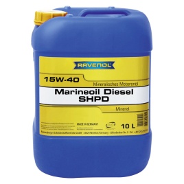 Моторное масло RAVENOL Marineoil Diesel SHPD SAE 15W-40 (10л)