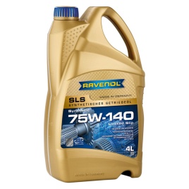 Трансмиссионное масло RAVENOL SLS SAE 75W-140 GL-5 + LS (4л)