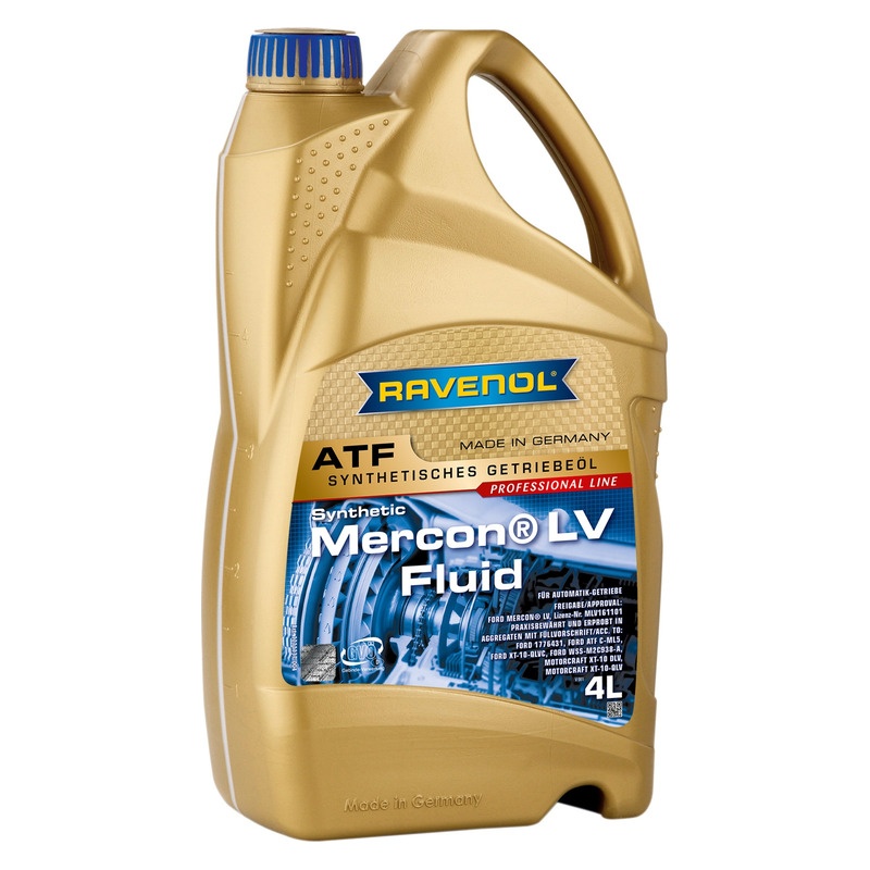 Трансмиссионное масло RAVENOL ATF Mercon LV Fluid (4л) фото 1