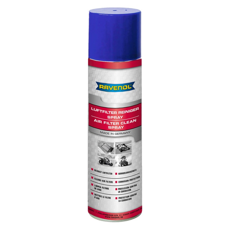 Очиститель для поролон. фильтров RAVENOL Air Filter Clean Spray (0,5л) фото 1