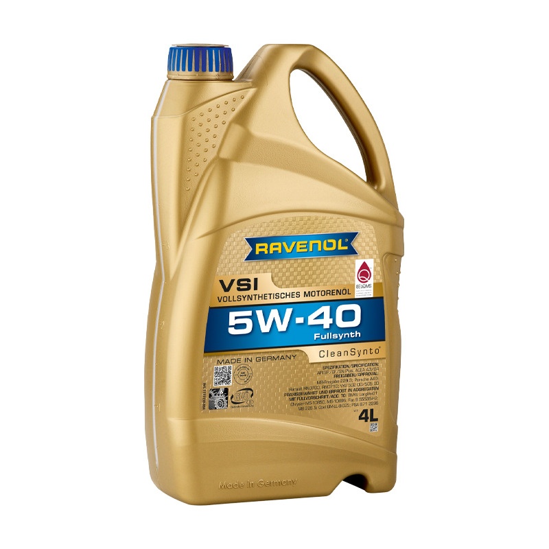 Моторное масло RAVENOL VSI SAE 5W-40 (4л) фото 1
