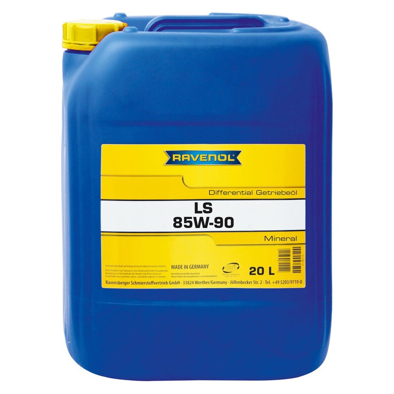 Трансмиссионное масло RAVENOL Sperrdiff. Hyp. Getr. Oel LS SAE 85W-90 GL-5 (20л) фото 1