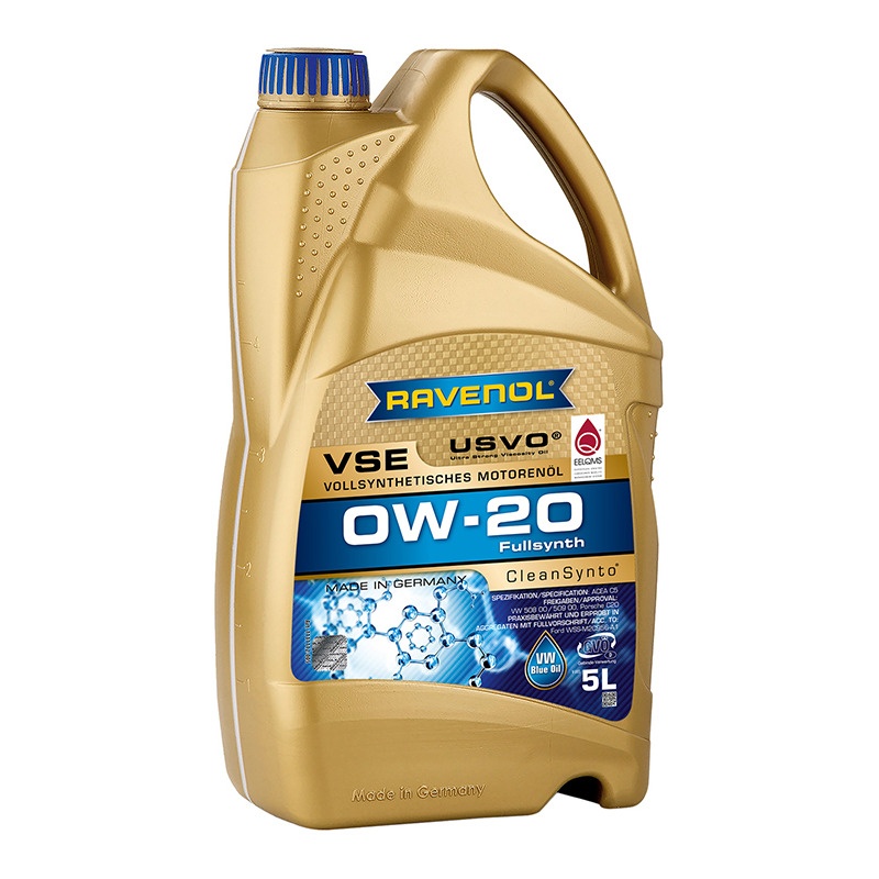 Моторное масло RAVENOL VSE SAE 0W-20 (5л) фото 1