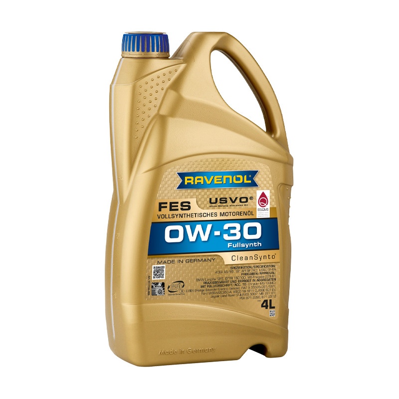 Моторное масло RAVENOL FES SAE 0W-30 (4л) фото 1