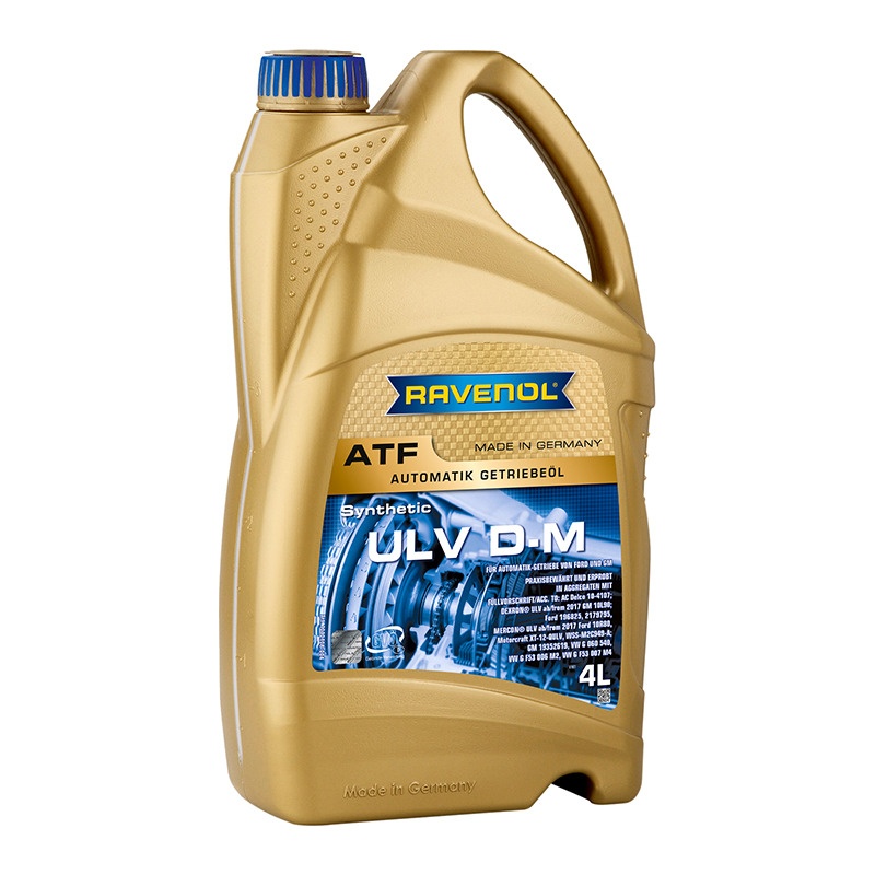 Трансмиссионное масло RAVENOL ATF ULV D-M (4л) фото 1