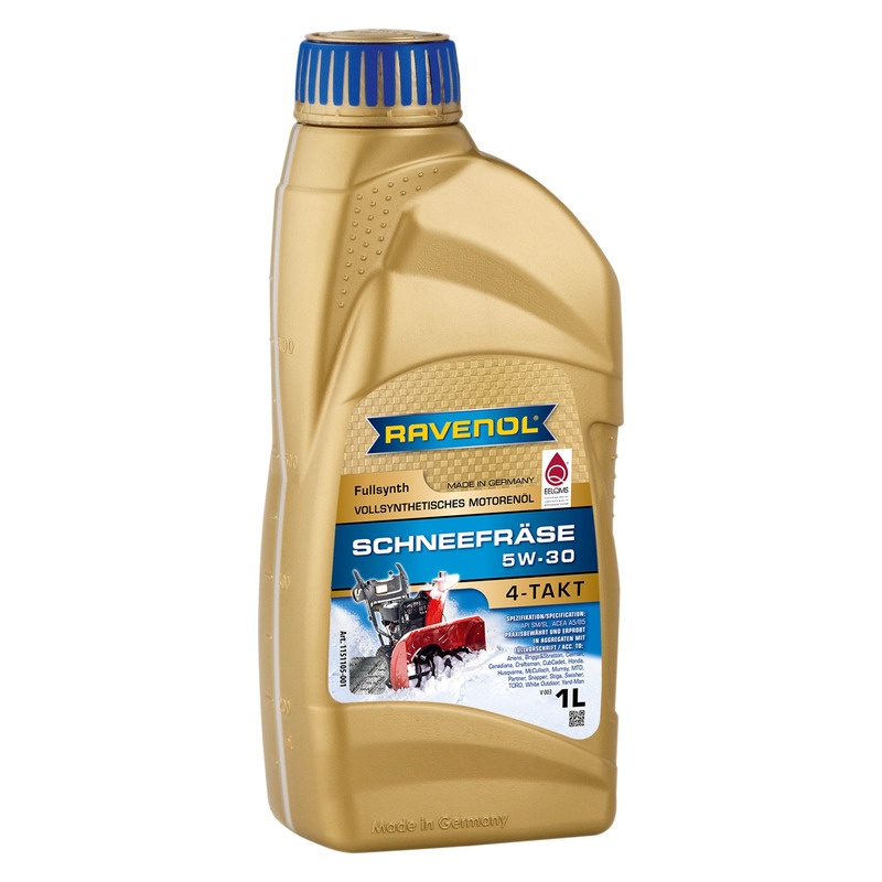 Масло для 4-Такт снегоуб.техники RAVENOL Schneefraese 4-Takt 5W-30 (1л) фото 1