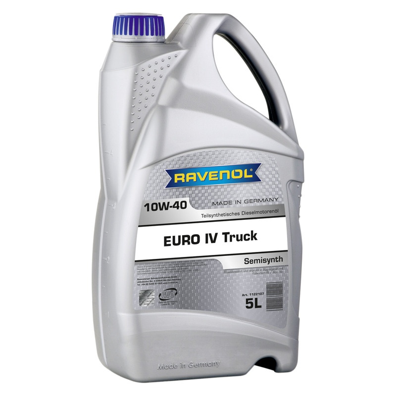 Моторное масло RAVENOL Euro IV Truck SAE 10W-40 (5л) фото 1