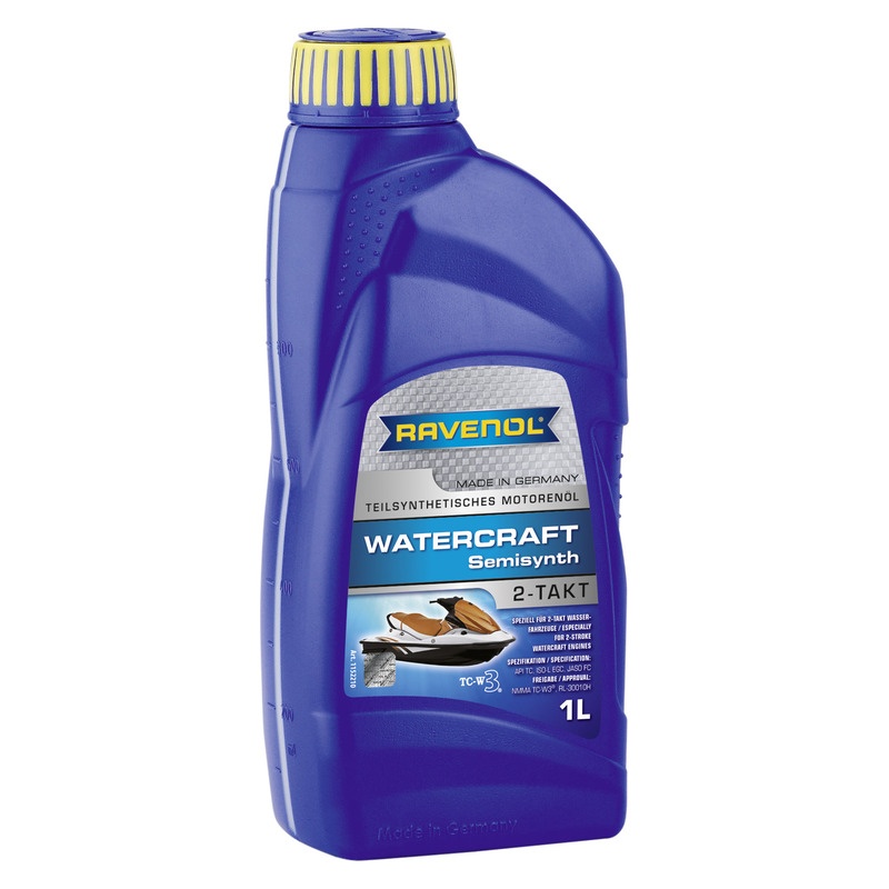 Моторное масло для 2-Такт RAVENOL WATERCRAFT Teilsynth. 2-Takt (1л) фото 1