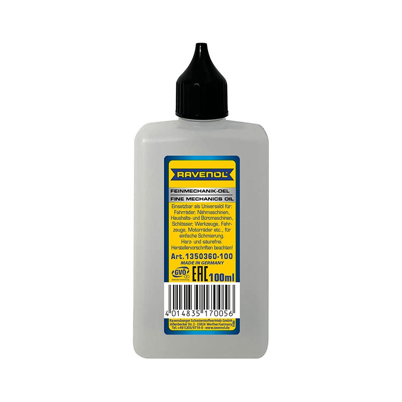 Масло для швейных машин и технолог. оборуд. RAVENOL Feinmechanik-Oel (0,1л) фото 1