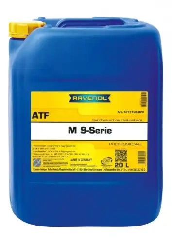 Трансмиссионное масло RAVENOL ATF M 9-Serie (20л) фото 1