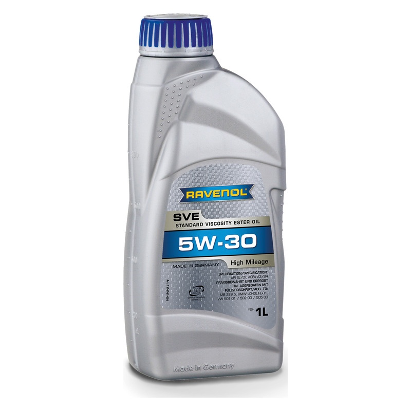 Моторное масло RAVENOL SVE Standard Viscosity Ester Oil SAE 5W-30 (1л) фото 1