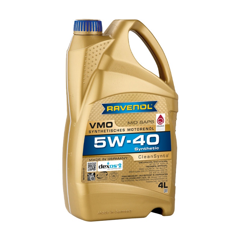 Моторное масло RAVENOL VMO SAE 5W-40 (4л) фото 1