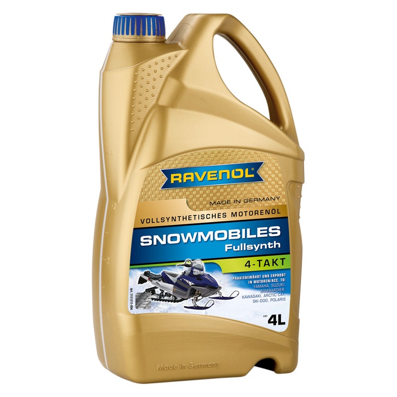 Масло для 4-Такт снегоходов RAVENOL Snowmobiles 4-Takt Fullsynth. (4л) фото 1