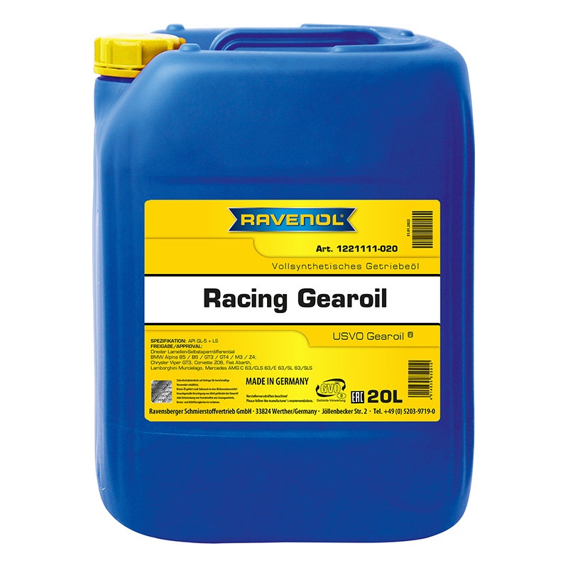 Трансмиссионное масло RAVENOL Racing Gearoil (20л) фото 1