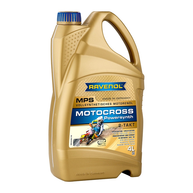 Моторное масло RAVENOL MPS Motocross Powersynth 2T (4л) фото 1