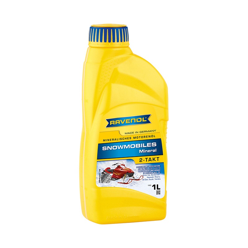Масло для 2-Такт снегоходов RAVENOL Snowmobiles Mineral 2-Takt (1л) фото 1
