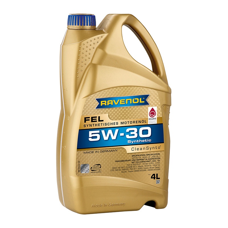 Моторное масло RAVENOL FEL SAE 5W-30 (4л) фото 1