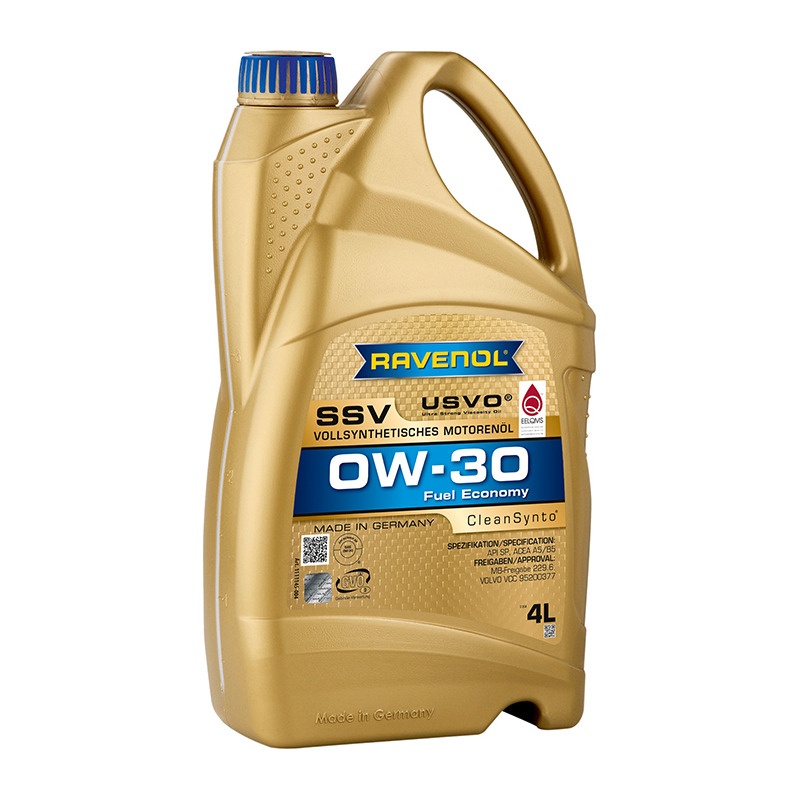 Моторное масло RAVENOL SSV Fuel Economy SAE 0W-30 (4л) фото 1