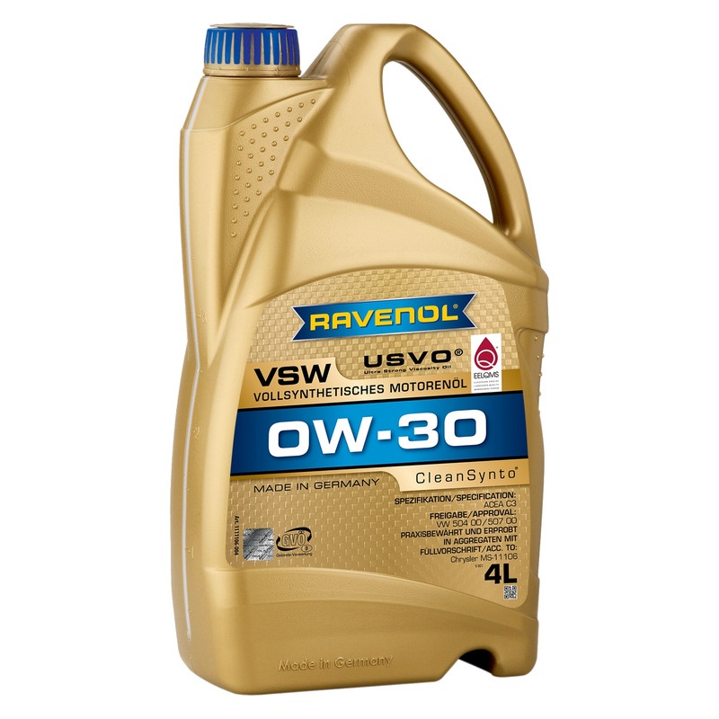 Моторное масло RAVENOL VSW SAE 0W-30 (4л) фото 1