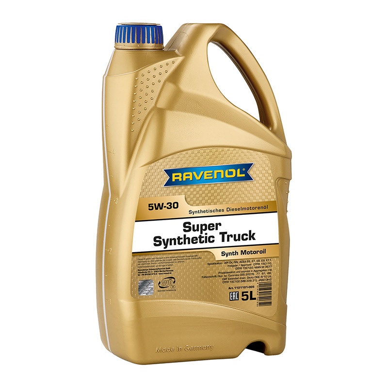 Моторное масло RAVENOL Super Synthetic Truck SAE 5W-30 (5л) фото 1