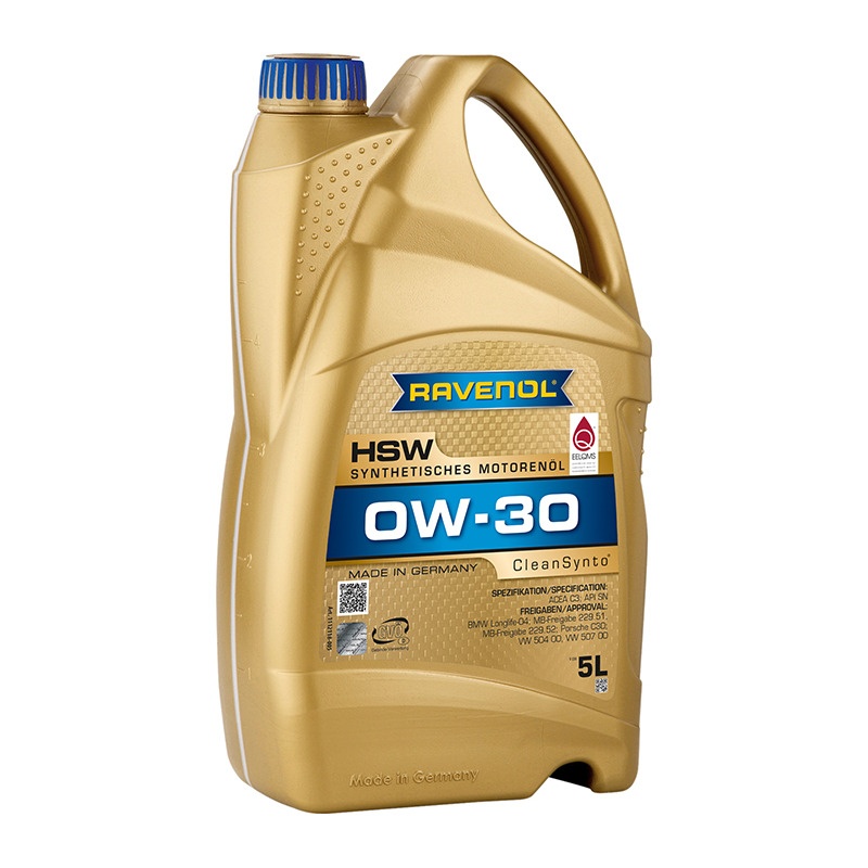 Моторное масло RAVENOL HSW SAE 0W-30 (5л) фото 1