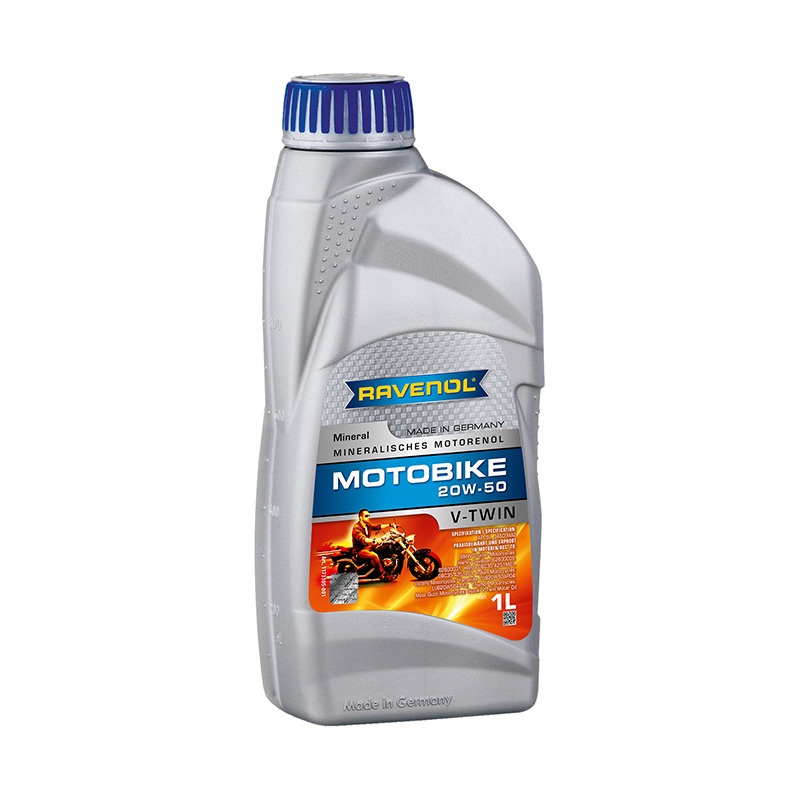 Моторное масло RAVENOL Motobike V-Twin SAE 20W-50 Mineral (1л) фото 1