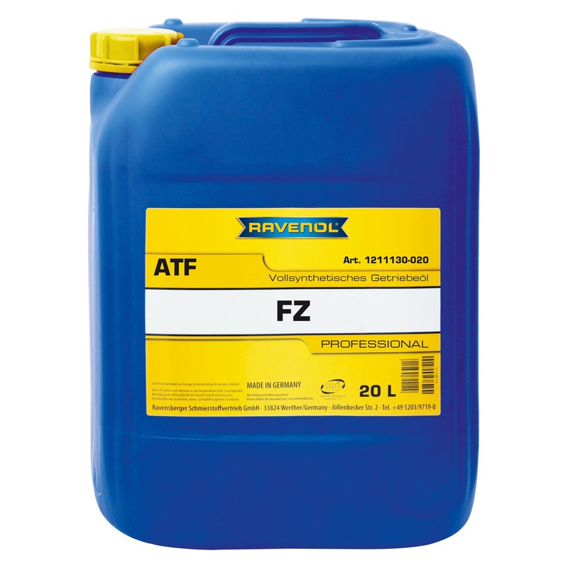 Трансмиссионное масло RAVENOL ATF FZ (20л) фото 1