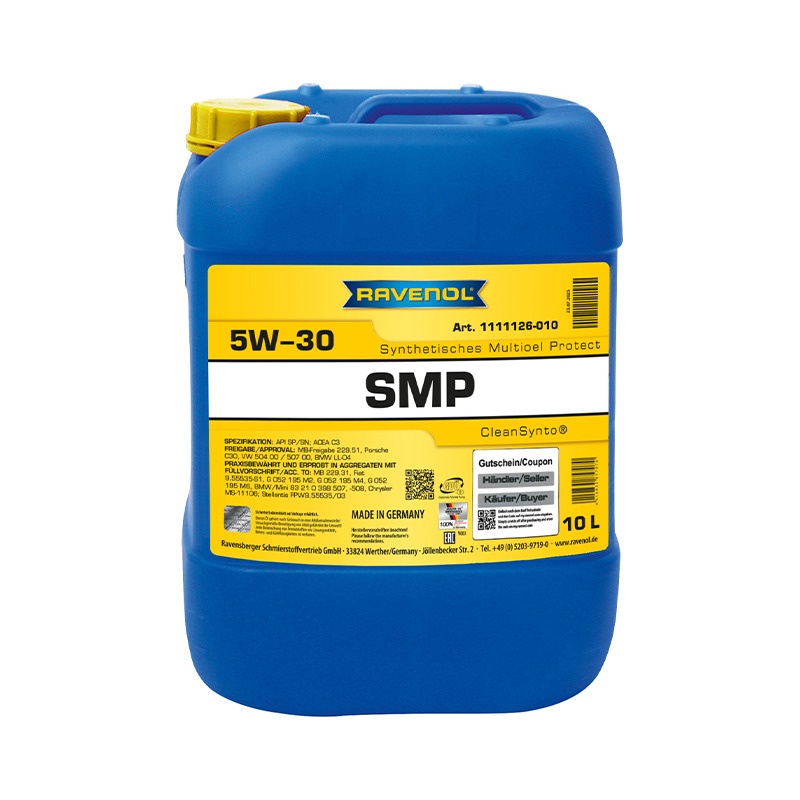 Моторное масло RAVENOL SMP SAE 5W-30 (10л) фото 1