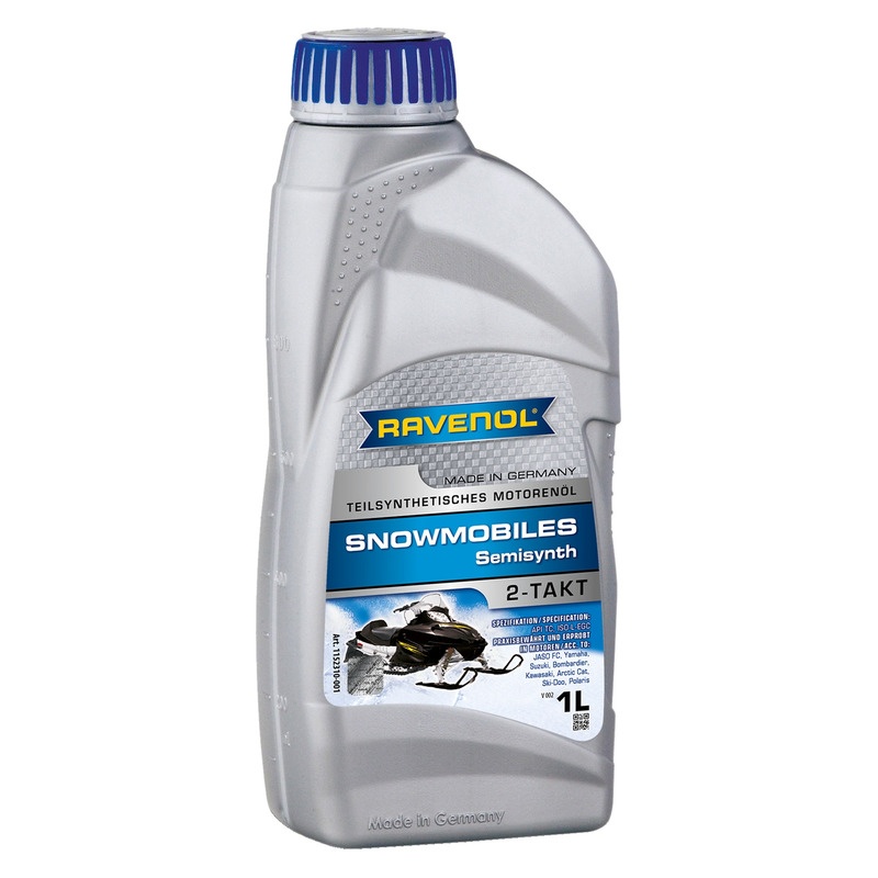 Масло для 2-Такт снегоходов RAVENOL Snowmobiles Teilsynth. 2-Takt (1л) фото 1