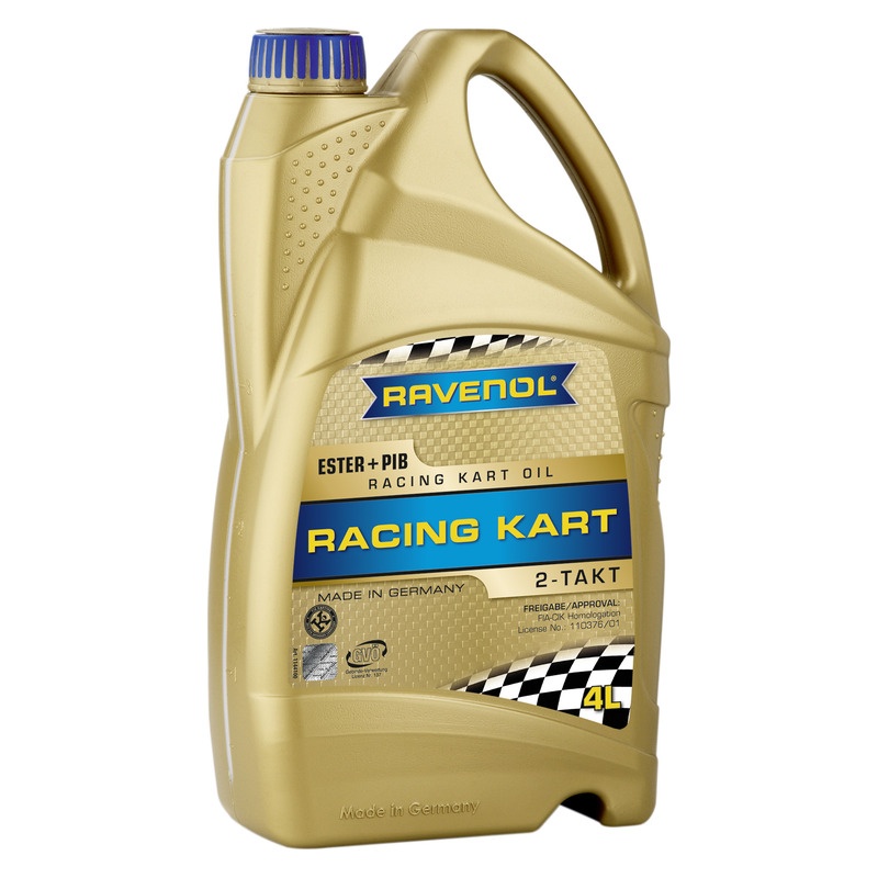 Моторное масло для 2-Такт картов RAVENOL Racing Kart 2T (4л) фото 1