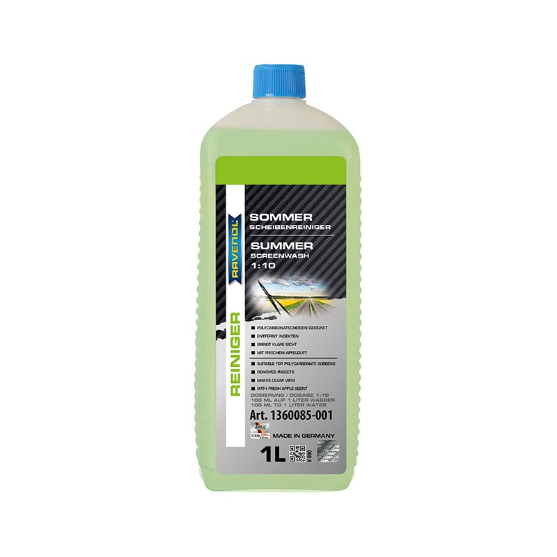 Омыватель летний концентрат RAVENOL Sommerscheibenr.Konz. 1:10 (1л) new фото 1