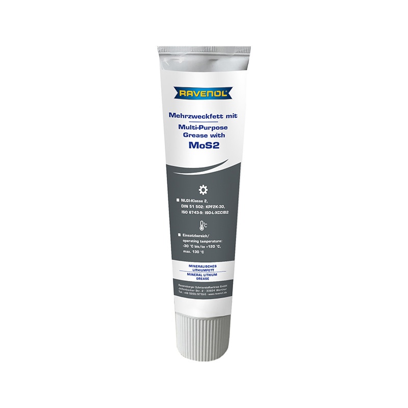 Смазка RAVENOL Mehrzweckfett m.MOS 2 (0,1кг) фото 1