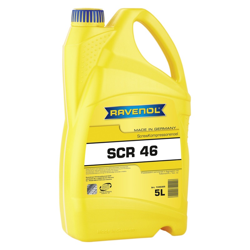 Компрессорное масло RAVENOL Kompressorenoel Screw SCR 46 (5л) фото 1